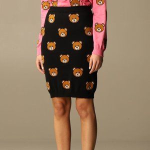 Moschino Mini Knit Teddy Bear Skirt 8